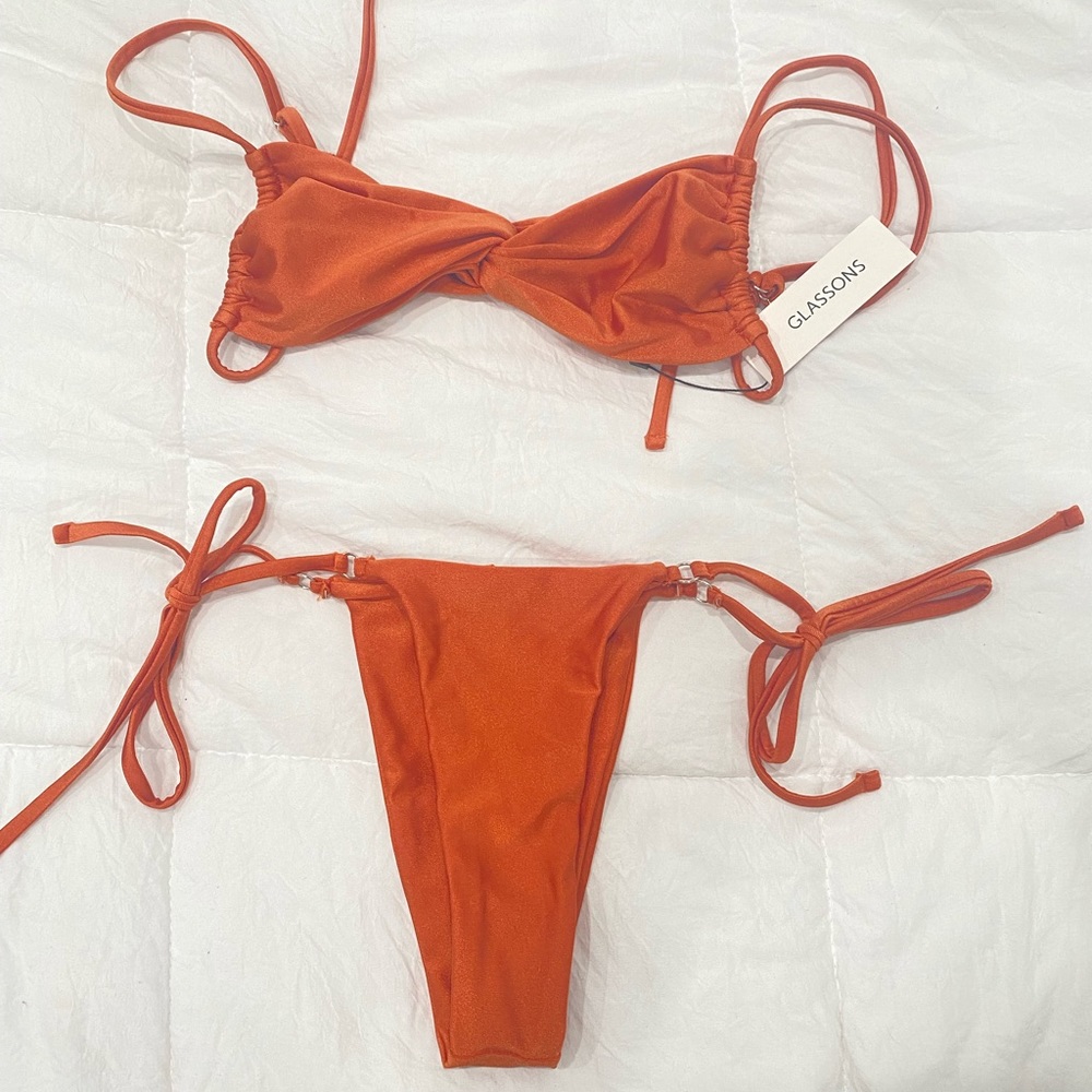 Brand new with tags Glassons bikini. Top size 8(s) and bottom size 6 (xs)